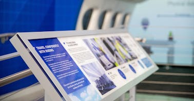 A reader rail with information about Boeing's Confident Traveler Initiative.