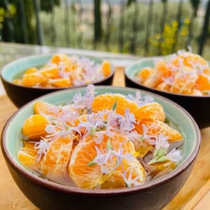 Soupe Mandarine Romarin