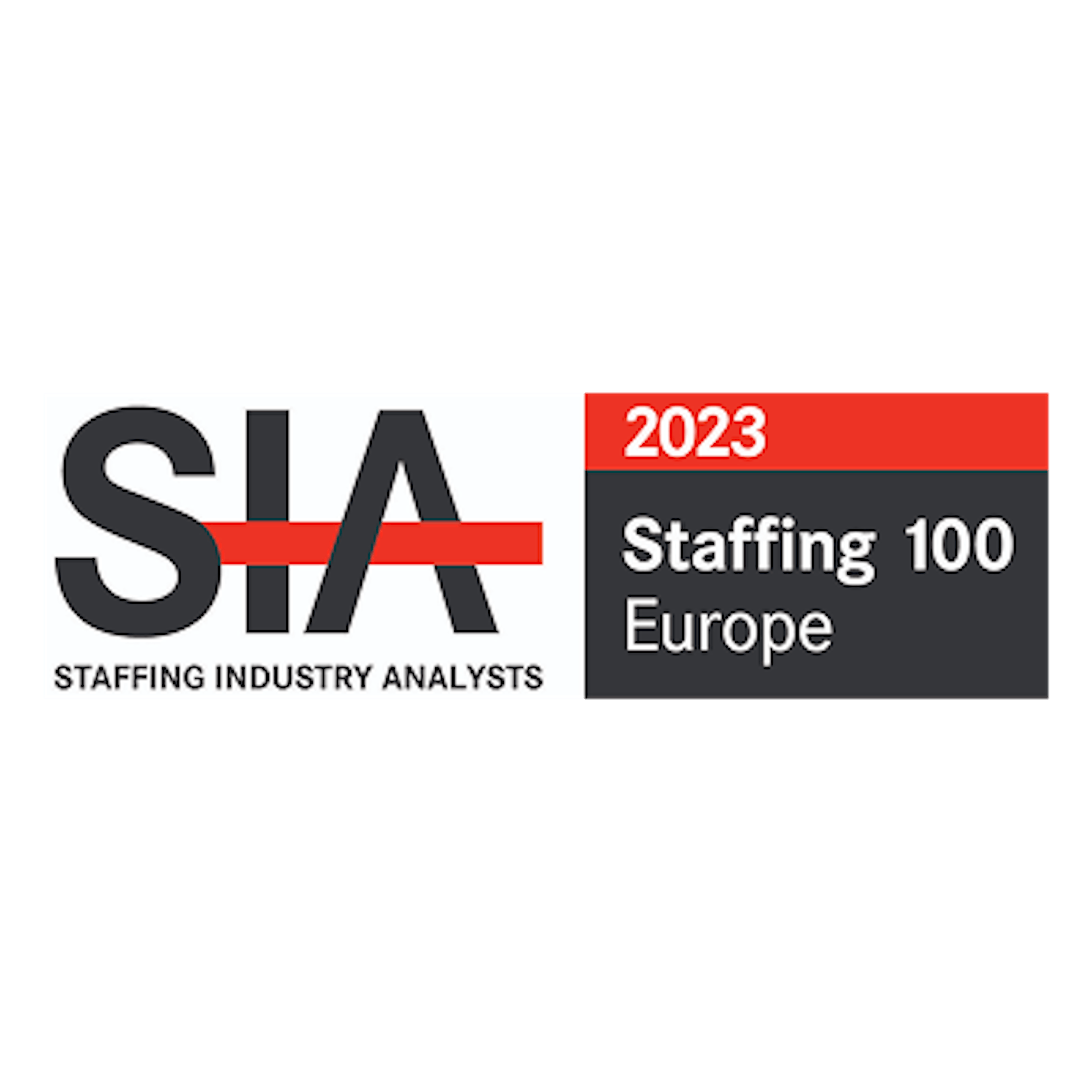 sia staffing 100 europe award