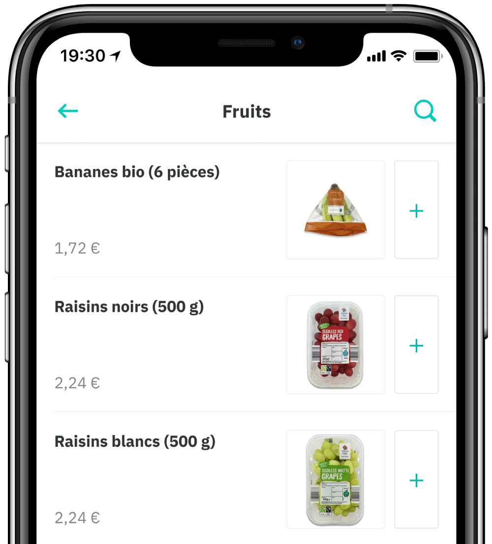 Deliveroo d'un commerce partenaire