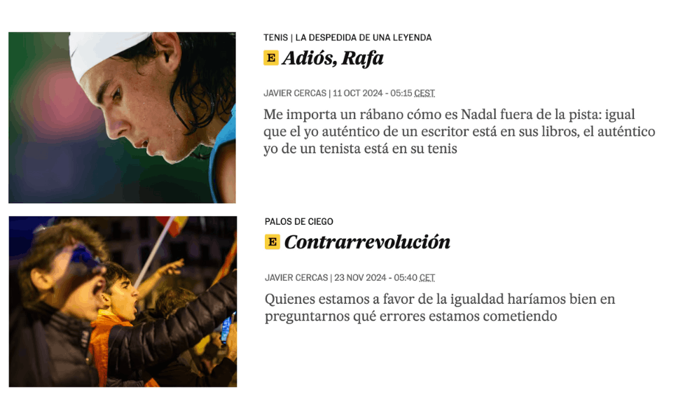 Venta de contenidos EL PAÍS