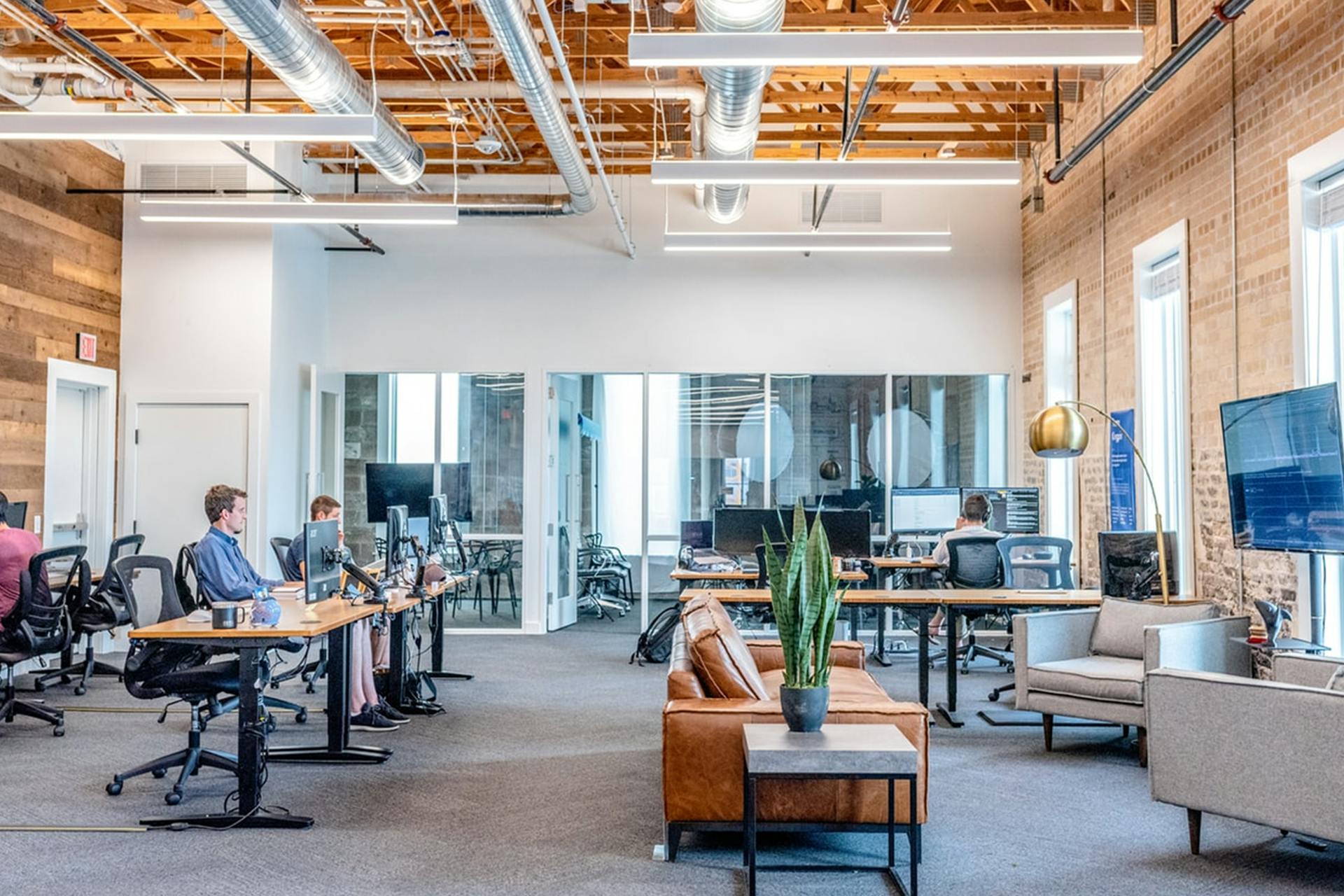 Photo of a modern office space