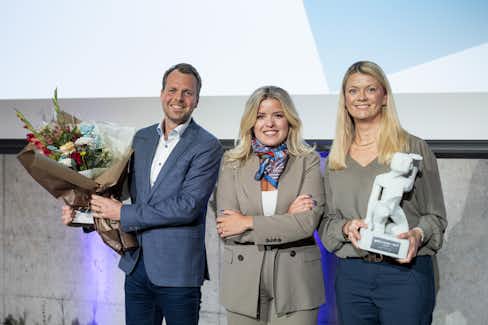 Payanalytics receiving the Icelandic Innovation Award 2023