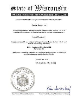 Thumbnail of license PDF