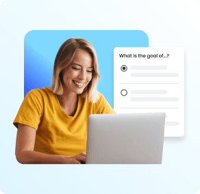 Stylized product image with text "What is the goal of...?